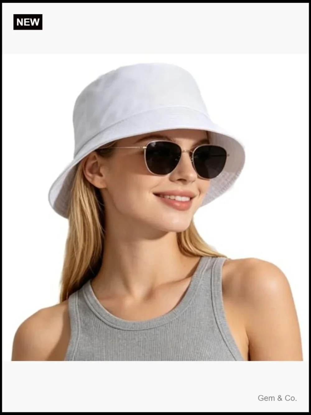 Unisex Bucket Hat Sun Hat Outdoor Beach Travel Foldable UPF 50+